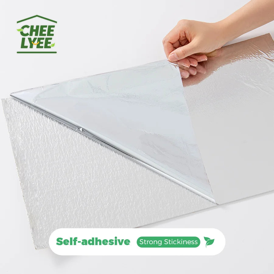 50Pcs 3D Self Adhesive Peel and Stick SXP Wall Tiles 11.81x16.69in, Splashback Wall Stickers Applicable to all indoor areas