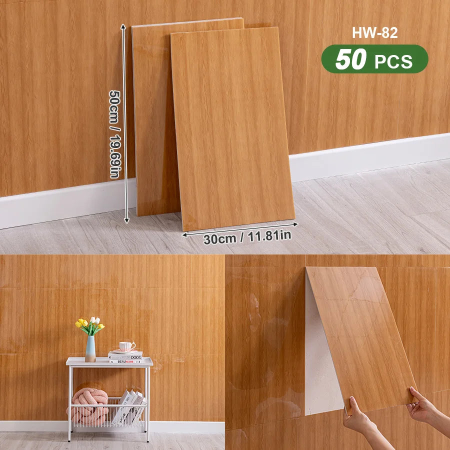 50Pcs 3D Self Adhesive Peel and Stick SXP Wall Tiles 11.81x16.69in, Splashback Wall Stickers Applicable to all indoor areas